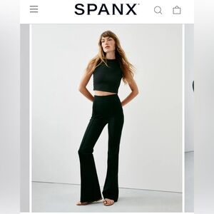 Spanx Ponte Perfect Pant.  Black. Size M